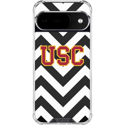 University of Southern California USC Chevron Google Pixel 10 Clear Case